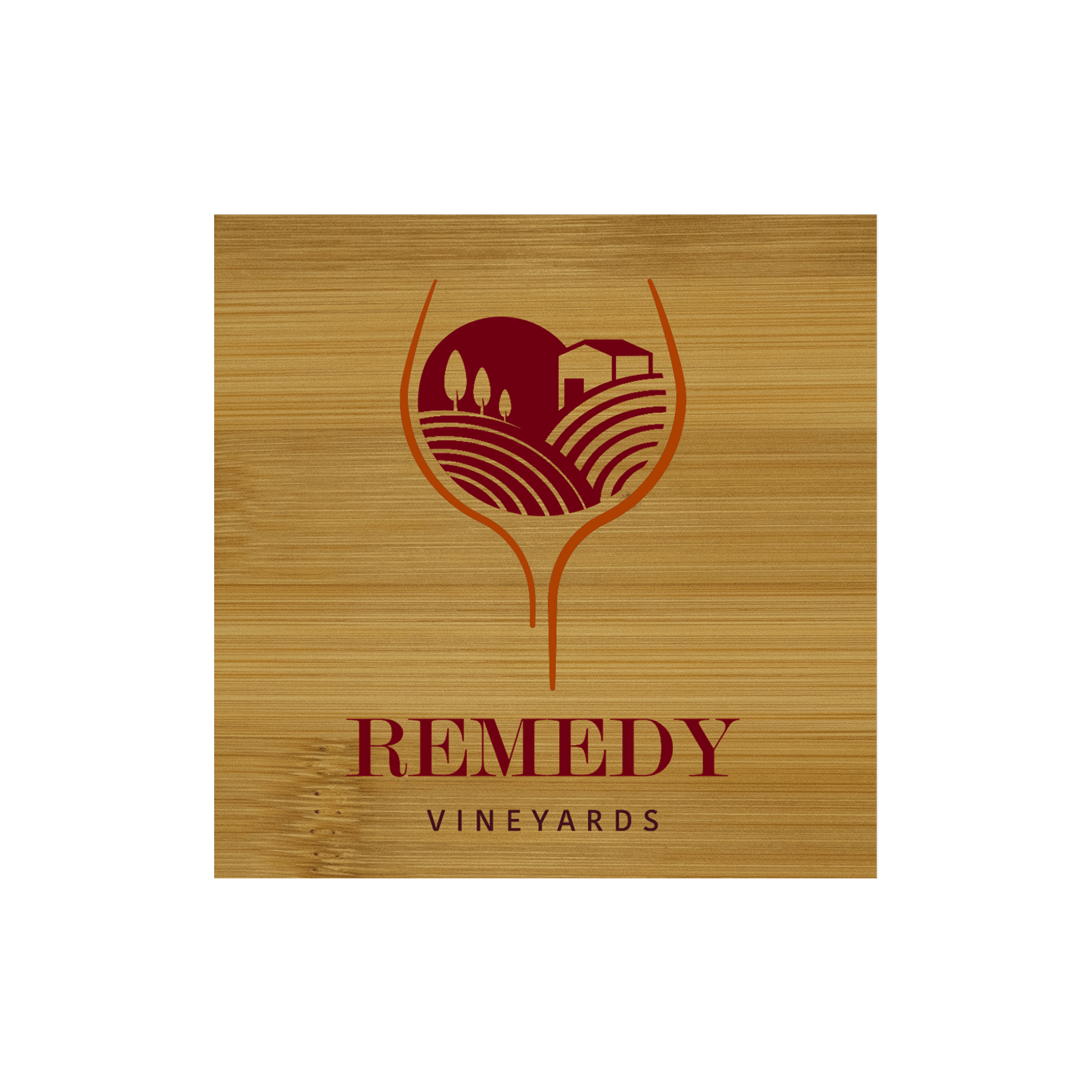 Bamboo Square Coaster                                                 